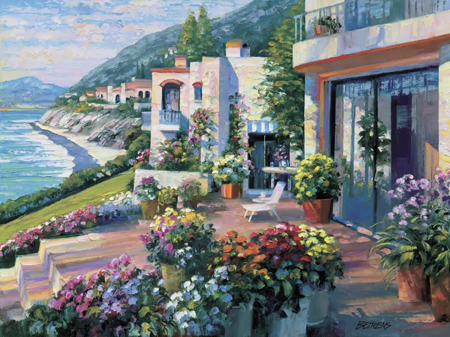 The Peaceful Day By Artist Howard Behrens