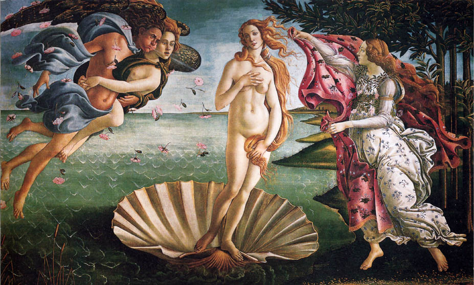 The Birth Of The Venus By Artist Botticelli