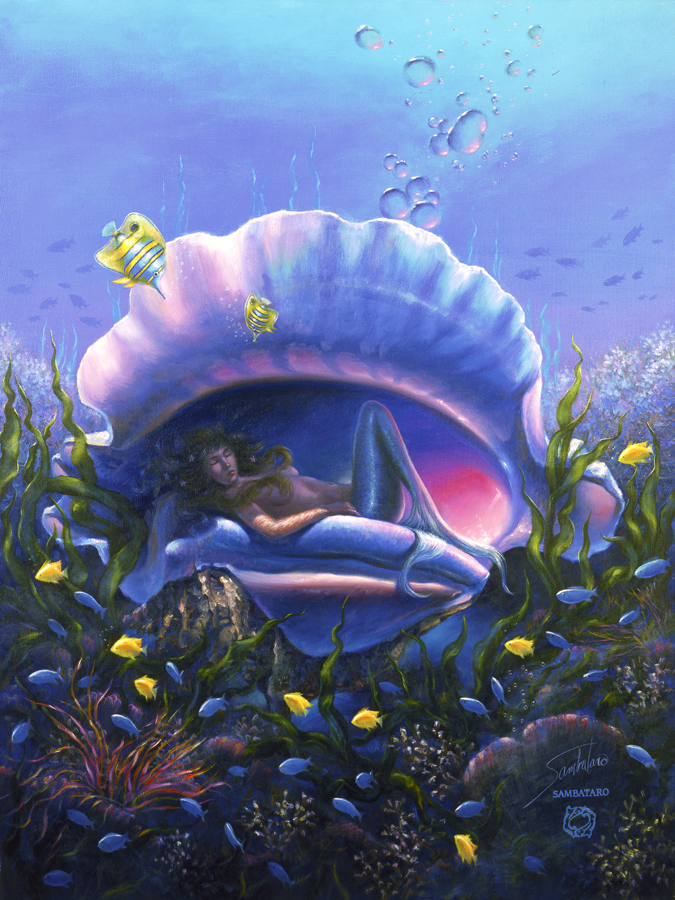 Sleeping Mermaid Beauty By Joe Sambataro