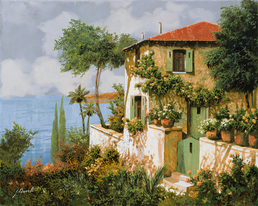 Beautiful Villa Overlooking The Ocean By Guido Borelli
