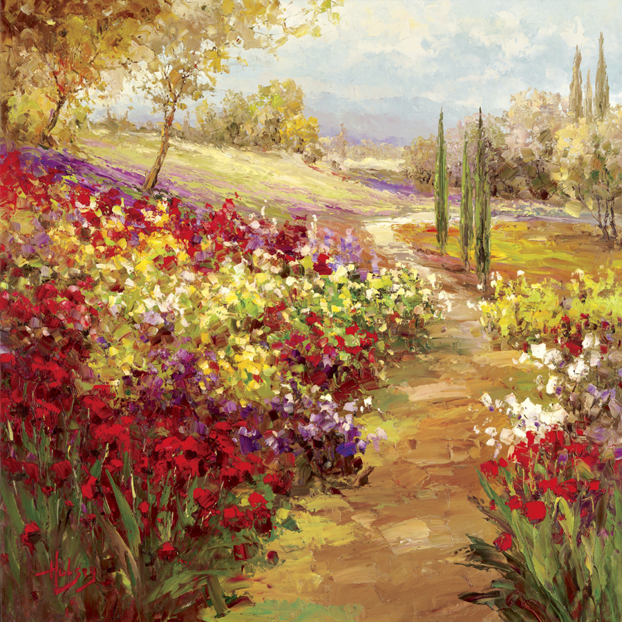 Tuscan Landscape By Hulsey - Tile Mural Creative Arts