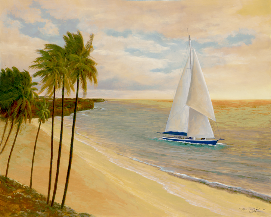 Tropical Holiday By Artist Diane Romanello