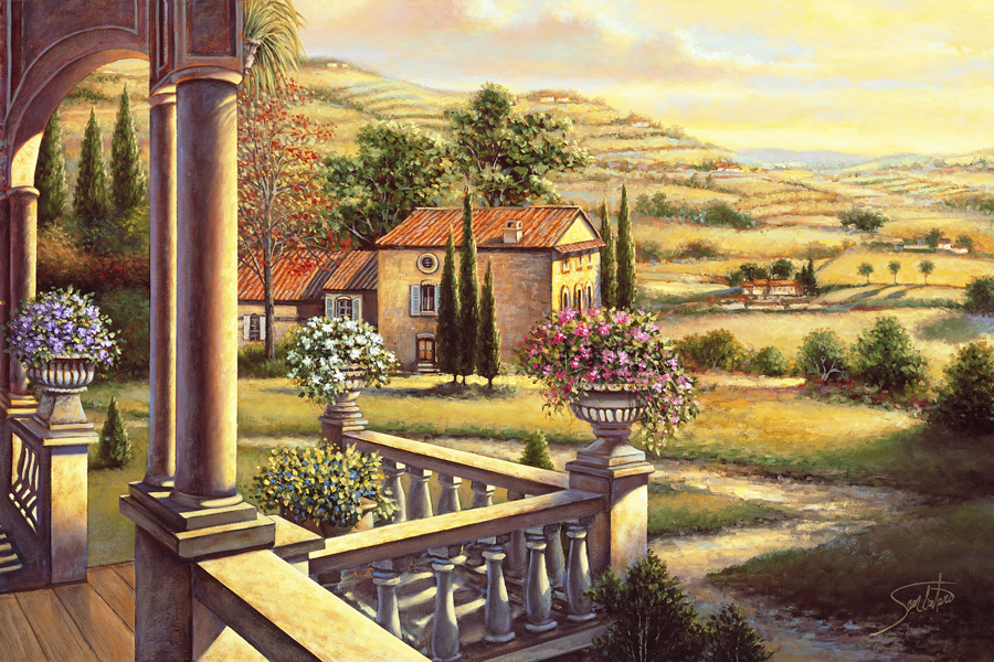 The Tuscan Estate 6978 By Artist Sambataro