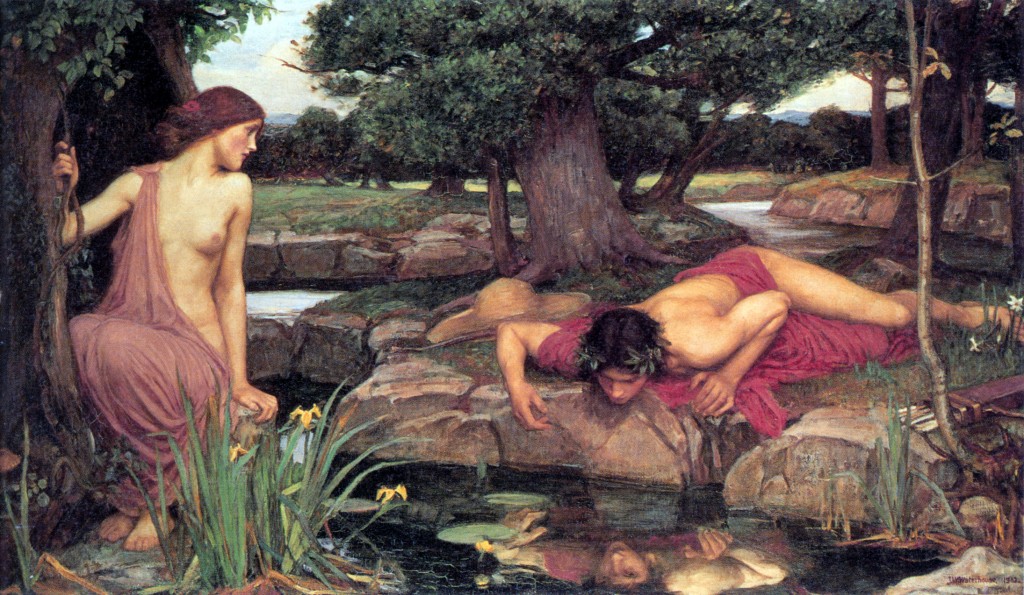 The Echo And Narcissus By John Waterhouse