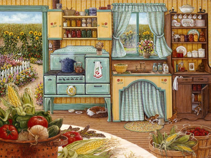 The Canning Day By Artist Janet Kruskamp