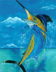 Catching Air By Artist Richard Enfantino