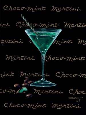 Choco Mint Martini By Artist Janet Kruskamp