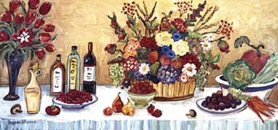Feast By Suzanne Etienne - Tile Mural Creative Arts