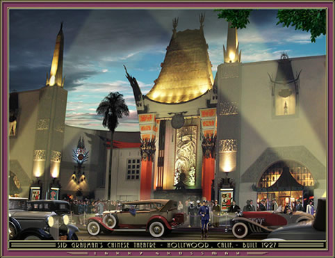 The Graumans Chinese Theatre - Tile Mural Creative Arts