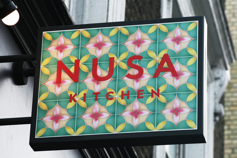 The Nusa Kitchen Logo - Tile Mural Creative Arts