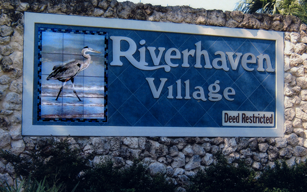 The Riverhaven Community Outdoor Tile Mural