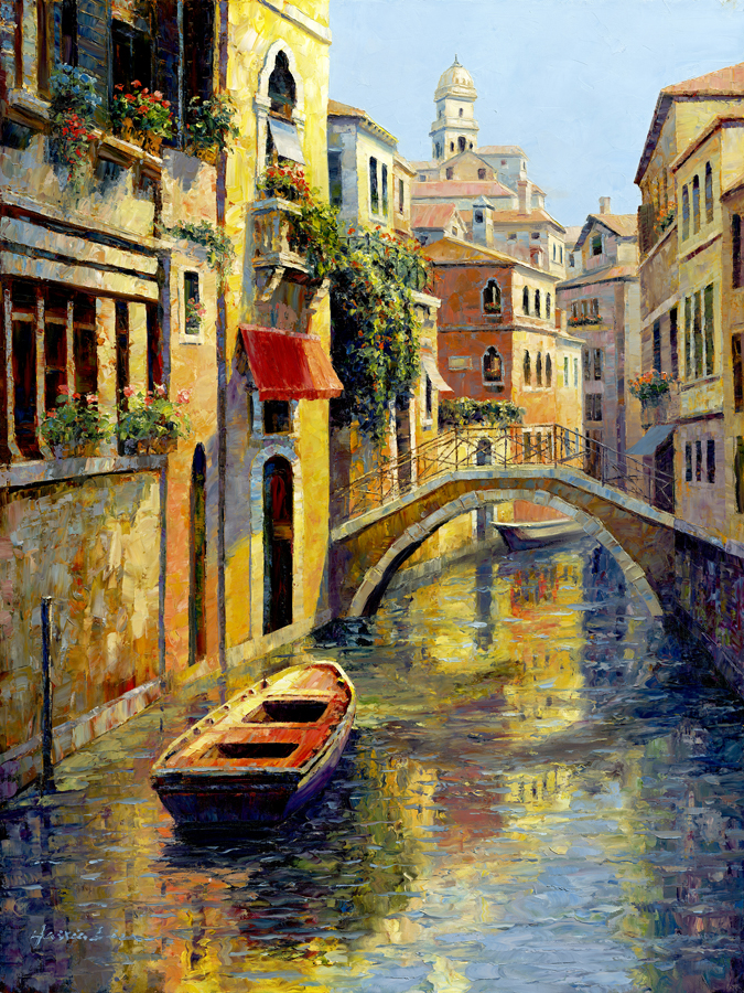 Reflection Of Venice By Artist Haixia Liu