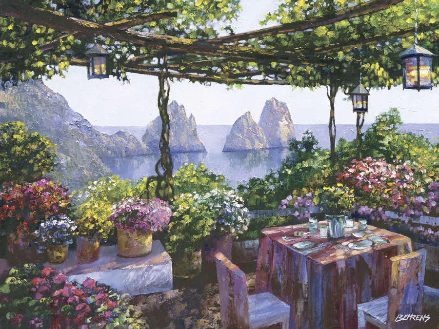 The Table For Two By Artist Howard Behrens