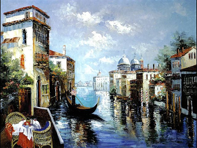 Tranquil Venetian Lagoon By Shari Hatchett Bohlman