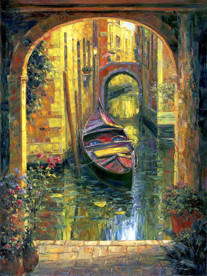 The Venice Archway II By Artist Haixia Liu