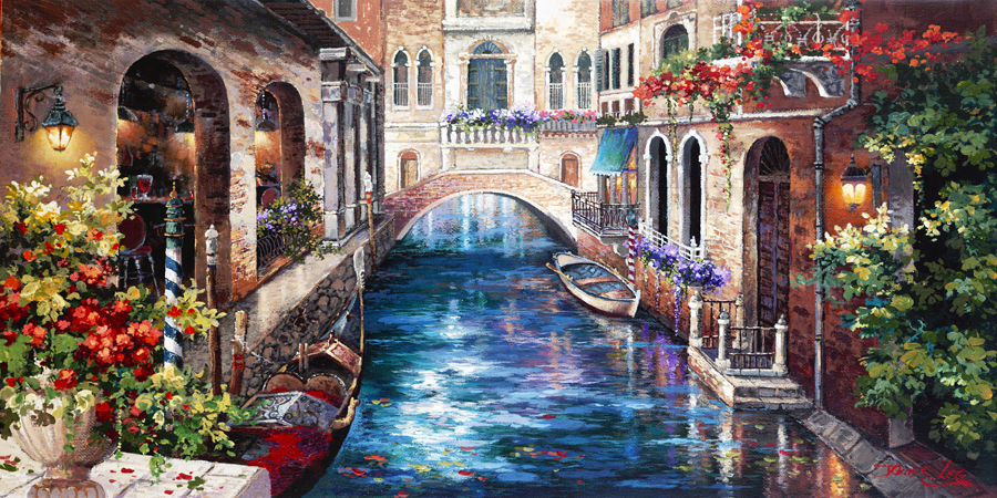 Venice Bridge By James Lee - Tile Mural Creative Arts