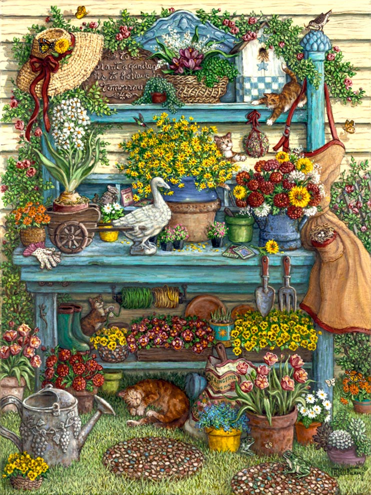 Welcome To Spring By Artist Janet Kruskamp