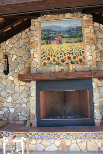 Rabbit Ridge Winery Wall Tile - Tile Mural Creative Arts