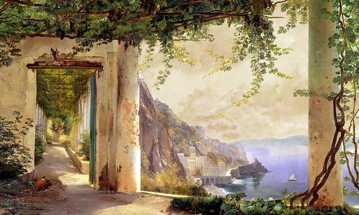 The Amalfi Coast Revised By Artist Aagard