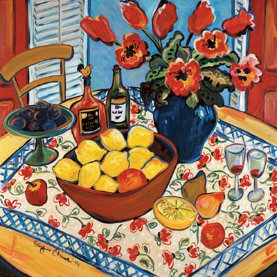 The Lemon Bowl By Artist Suzanne Etienne